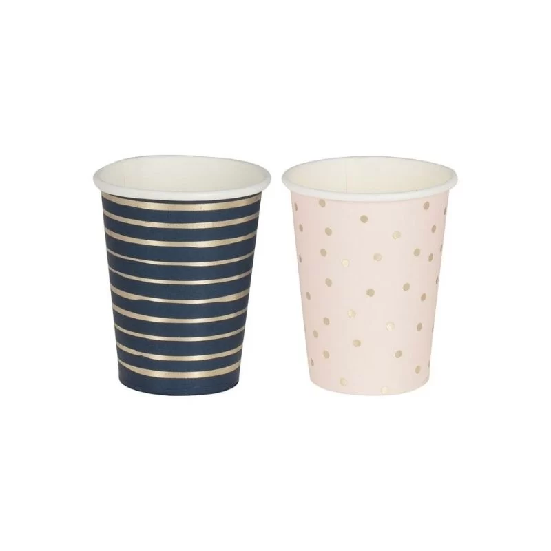 Ginger Ray Pink & Blue Party Cups