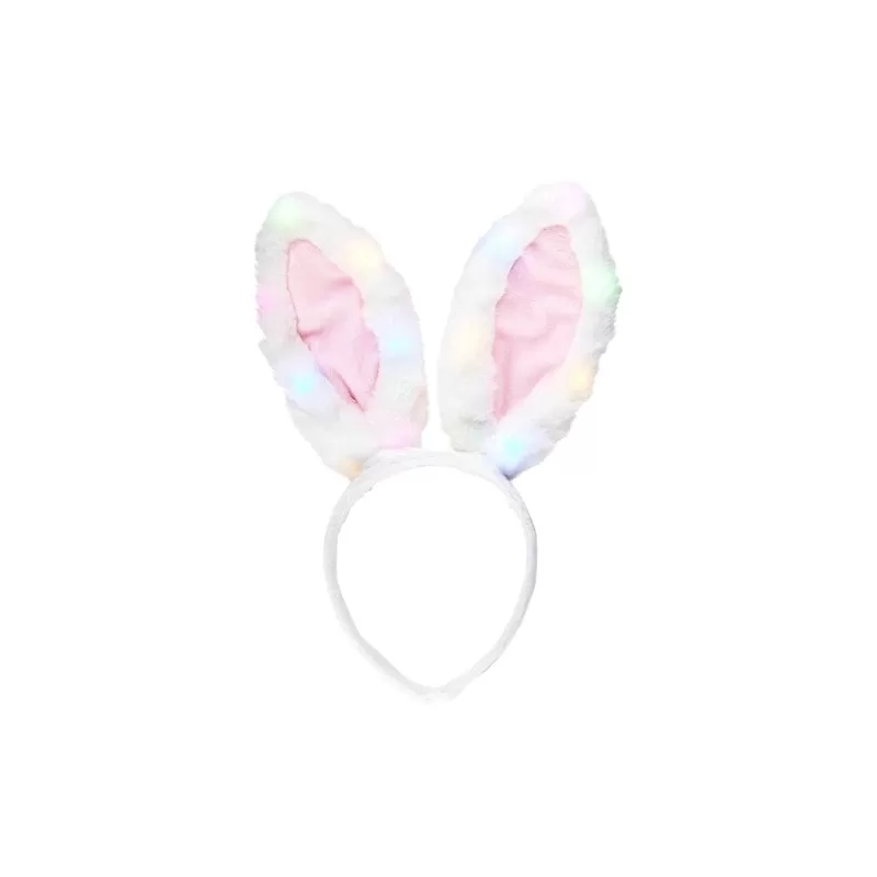 Pink Light Up Bunny Ears