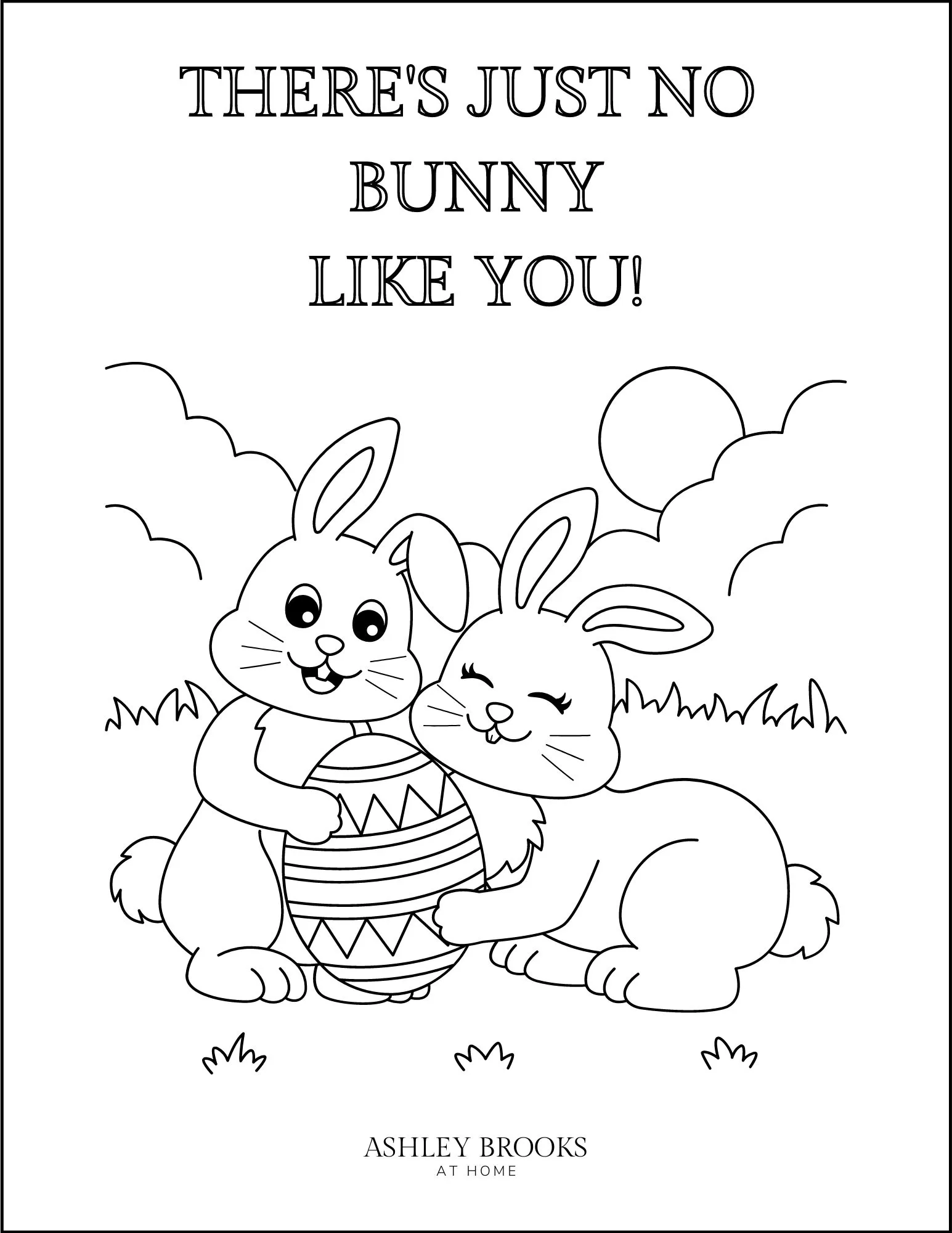 Easter Bunny Buddies Printable