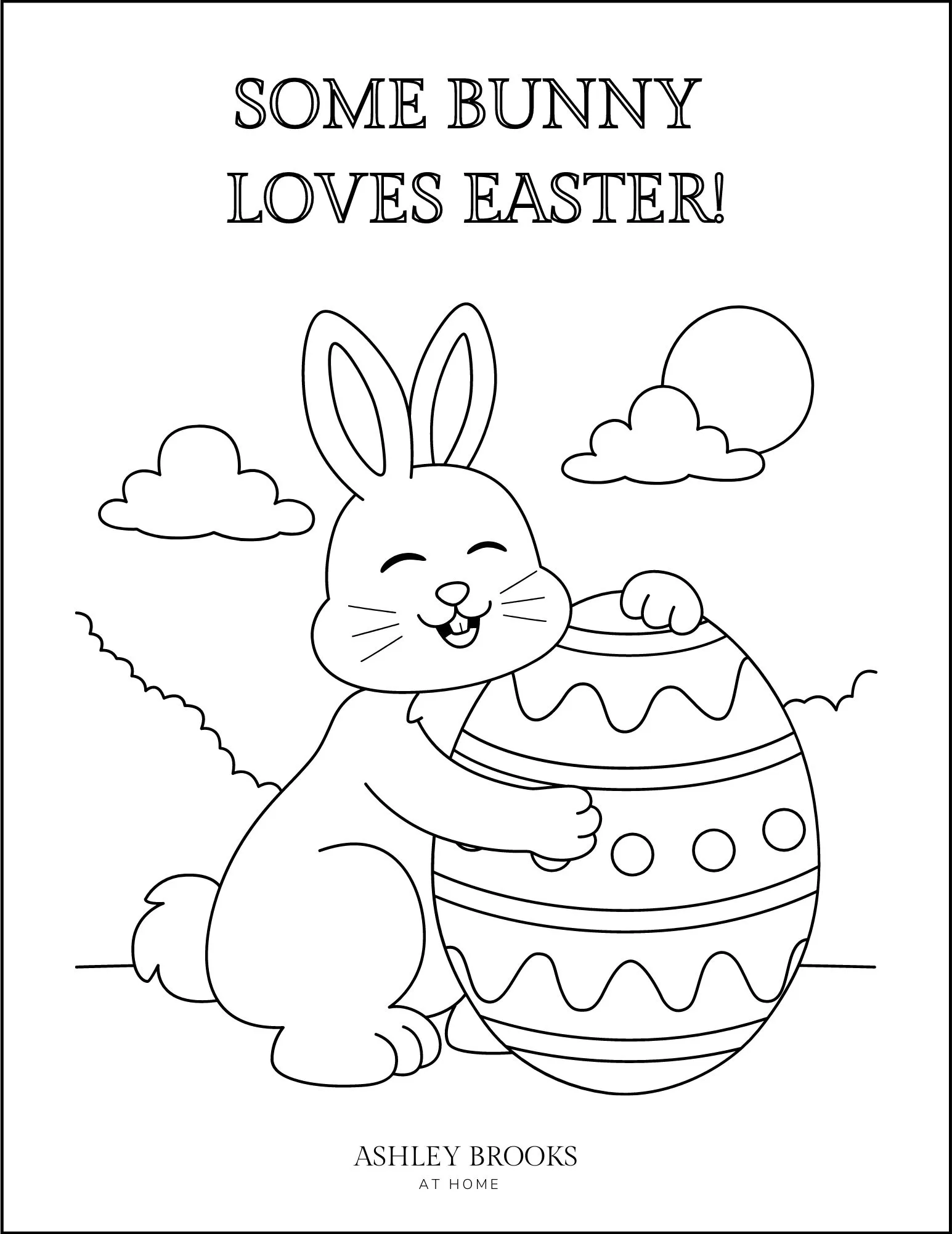 Easter Bunny Printable 