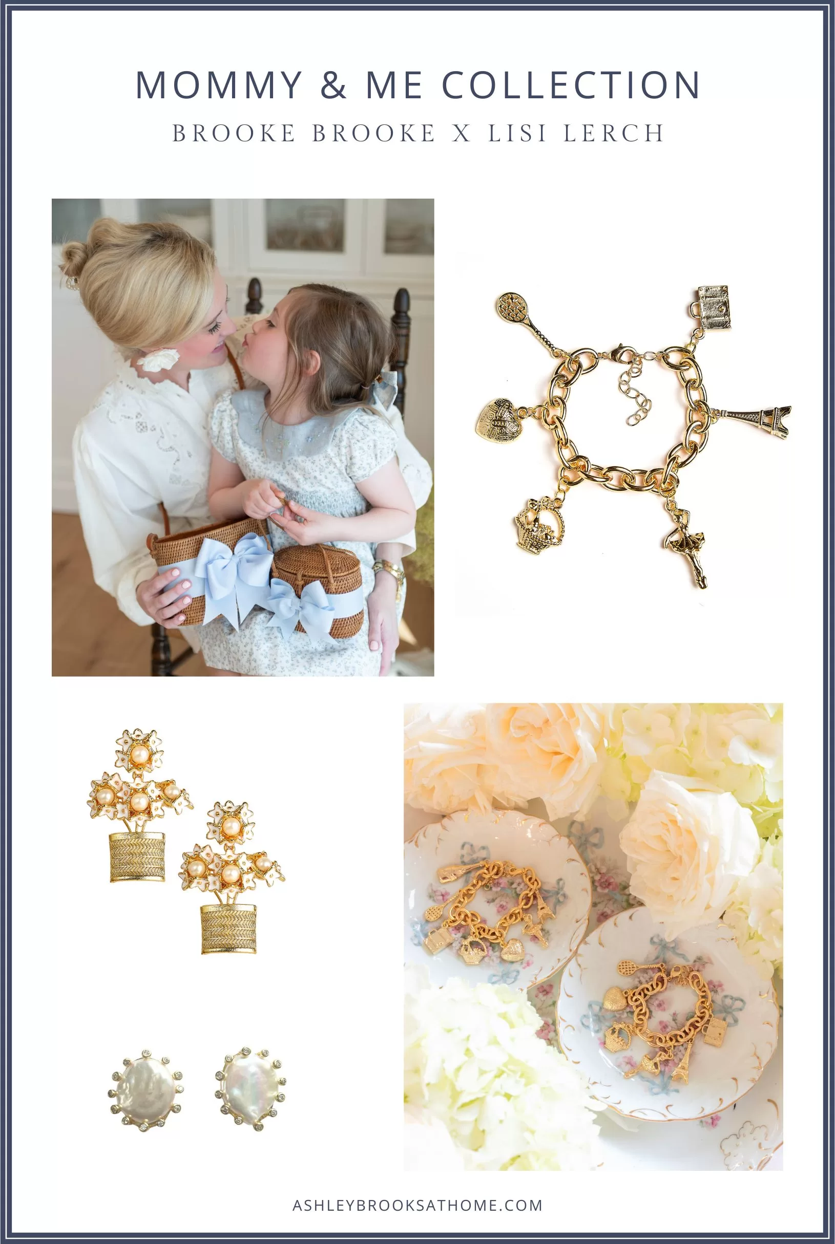 Mommy and Me Handbags and Bracelets Collage