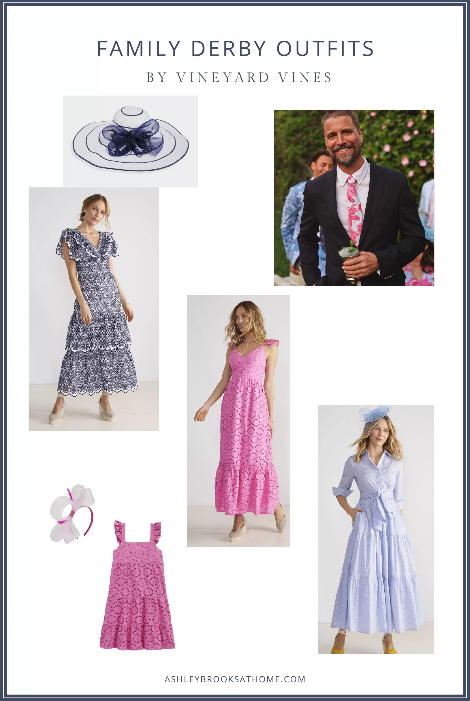 Vineyard Vines Family Derby Outfits Collage